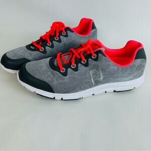 Footjoy Enjoy SoftLite Womens Gray Spikeless Golf Shoes Lace Up Cleats Size 8.5M